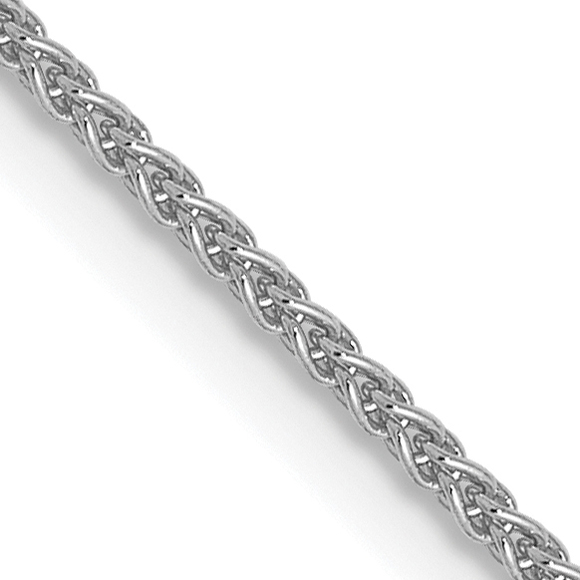 Leslies 14K White Gold 1 0mm Spiga Chain
